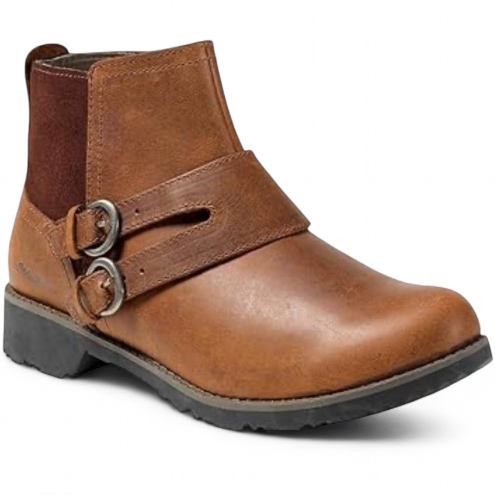 Eddie Baurer | Women’s Brown Leather Ankle Boots | 10